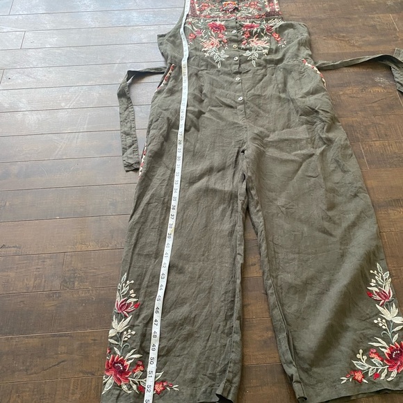 Johnny Was Bohemian LA Stevie Linen jumpsuit - Picture 6 of 14